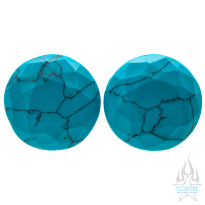 Faceted Stone Plugs