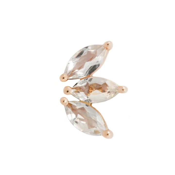 threadless: "Moet" End in Gold with CZ's