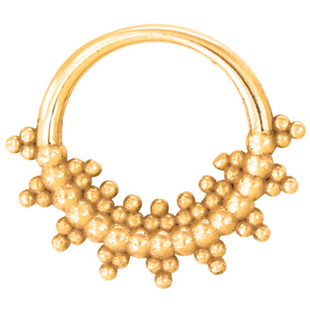 "Sol" Continuous Ring in Gold