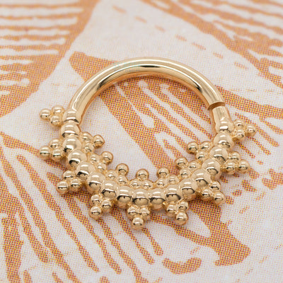 "Sol" Continuous Ring in Gold