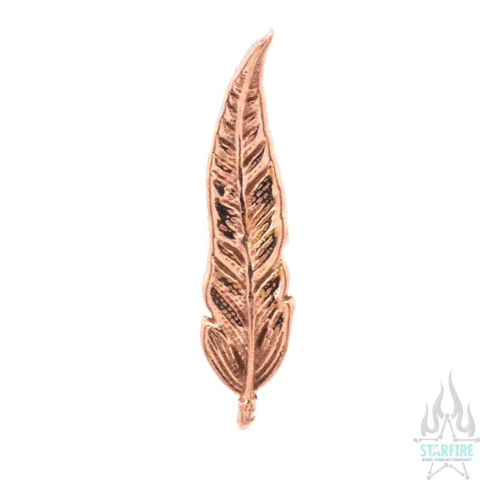 threadless: Feather Pin in Gold