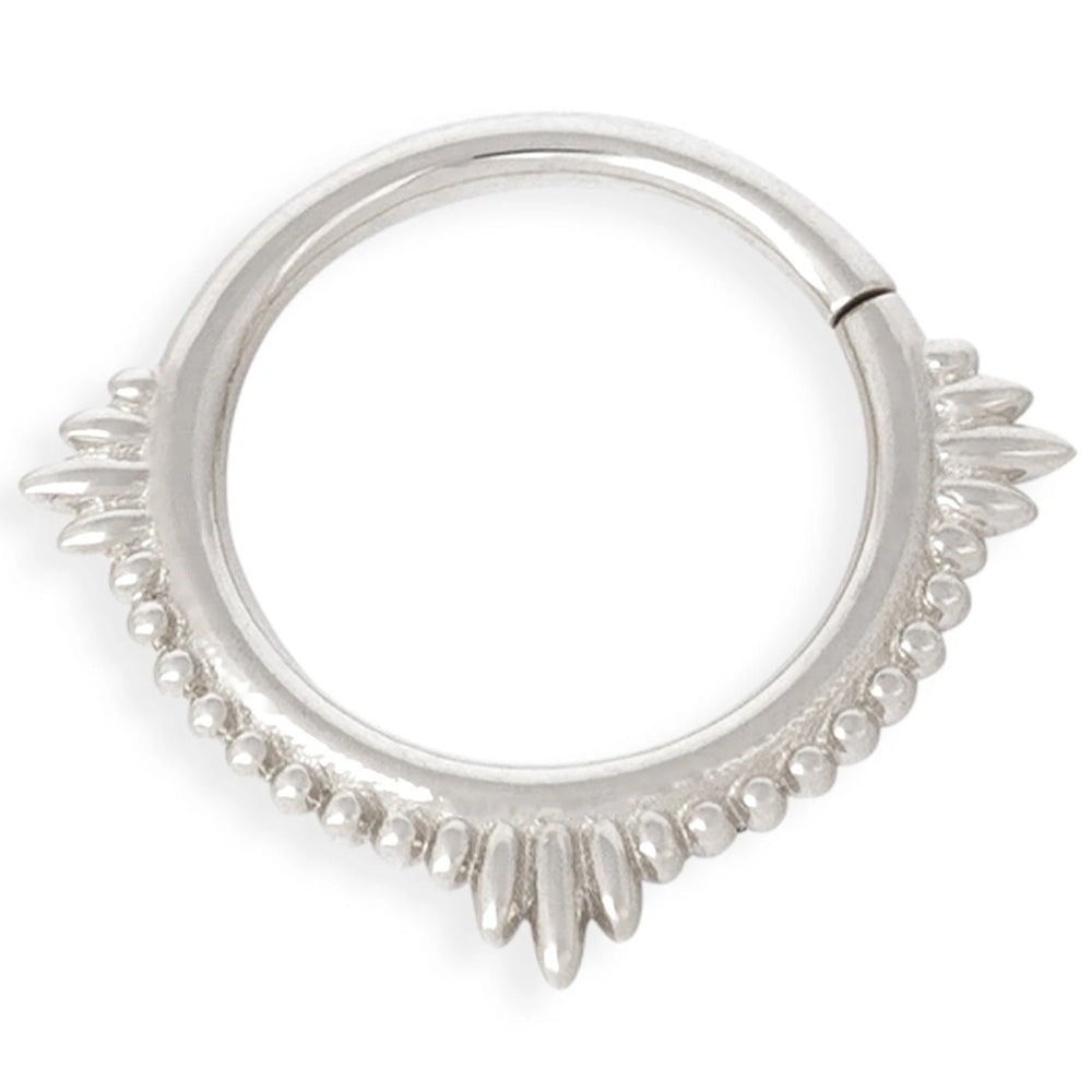 Plume Continuous Ring in Gold