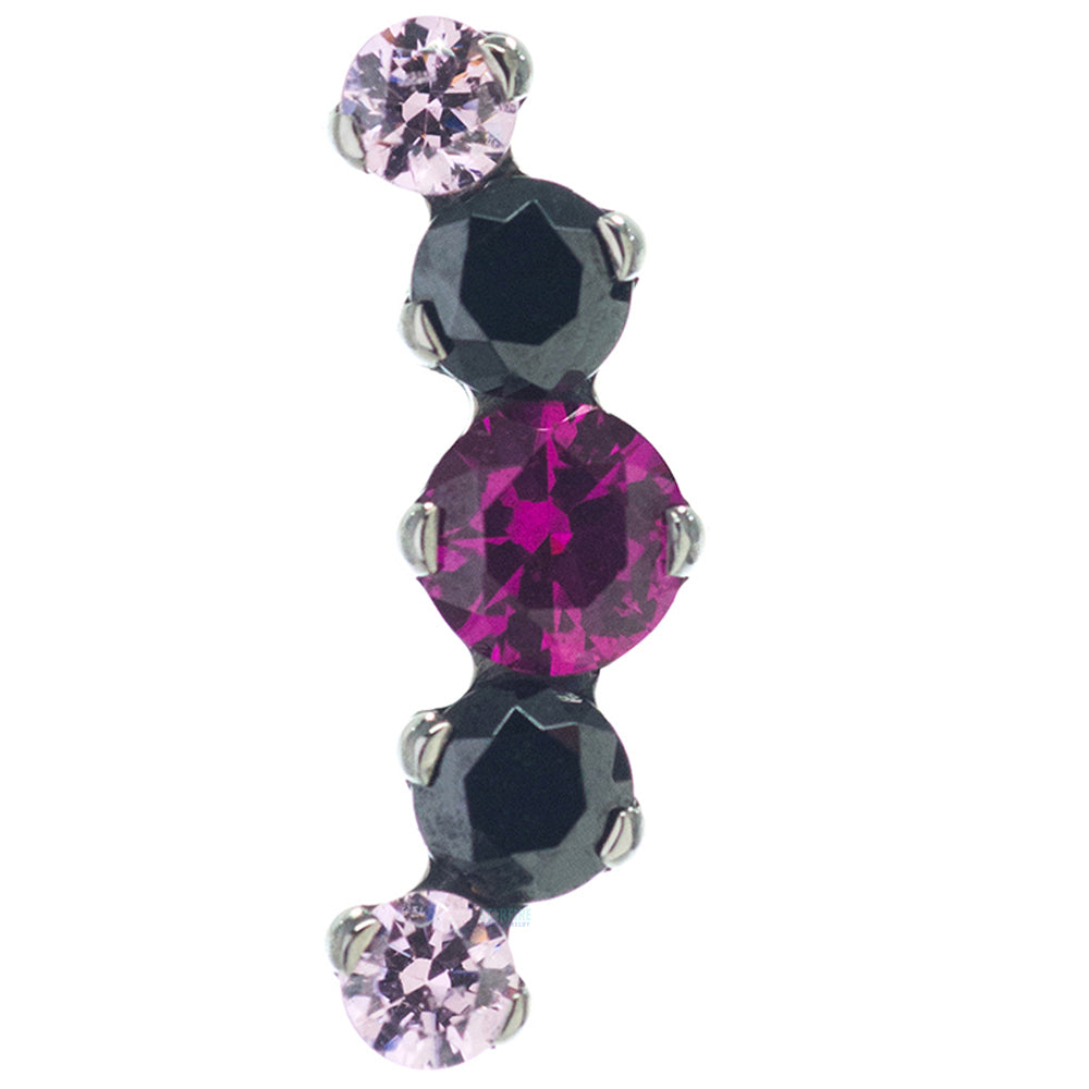 threadless: "Prium" Faceted Gem Cluster End - custom color combos