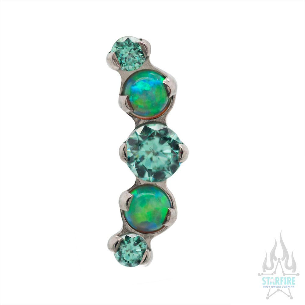 threadless: Mixed Gem "Prium" Cluster 1 End - custom color combos