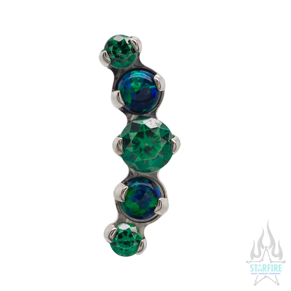 threadless: Mixed Gem "Prium" Cluster 1 End - custom color combos