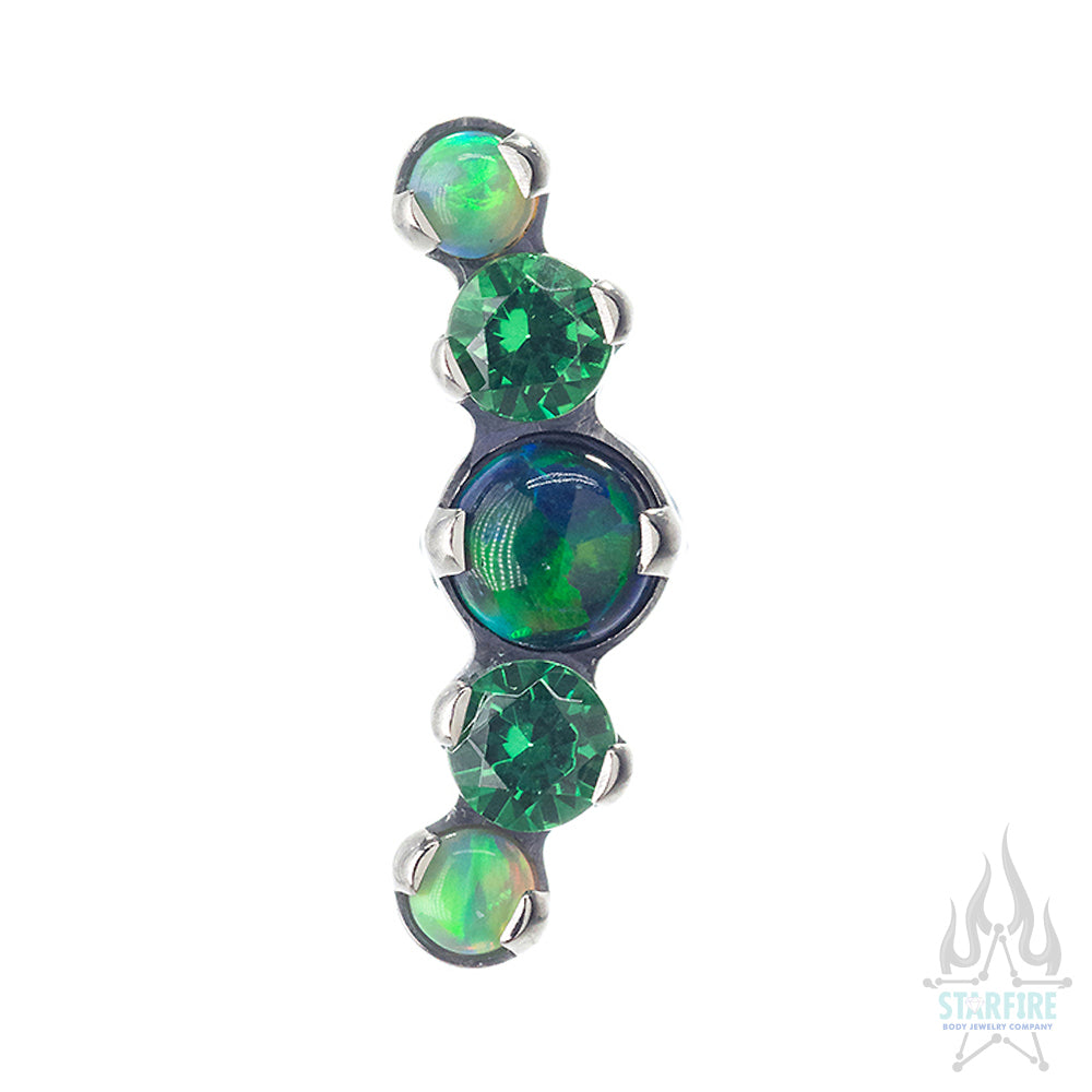 threadless: Mixed Gem "Prium" Cluster 2 End - custom color combos