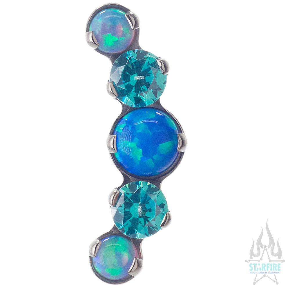 threadless: Mixed Gem "Prium" Cluster 2 End - custom color combos