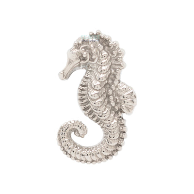 Seahorse Threaded End in Gold