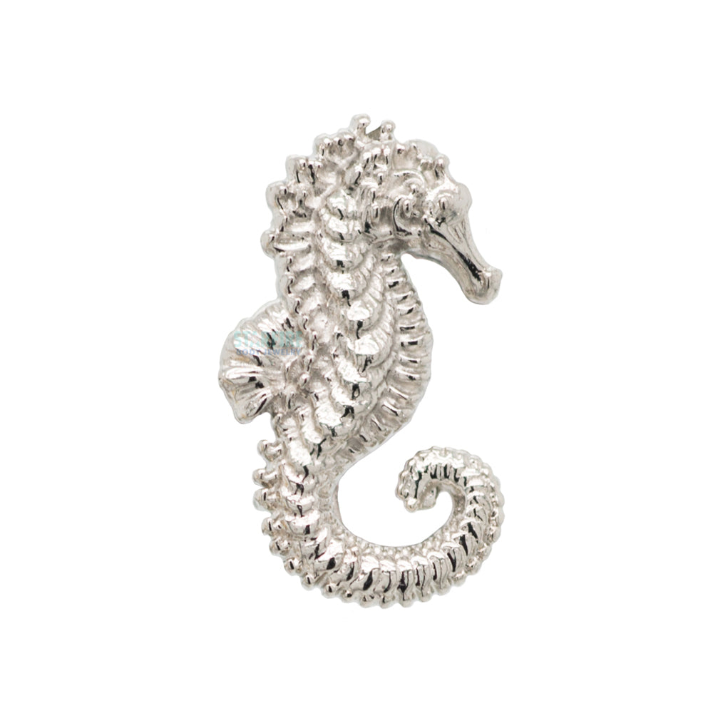 Seahorse Threaded End in Gold
