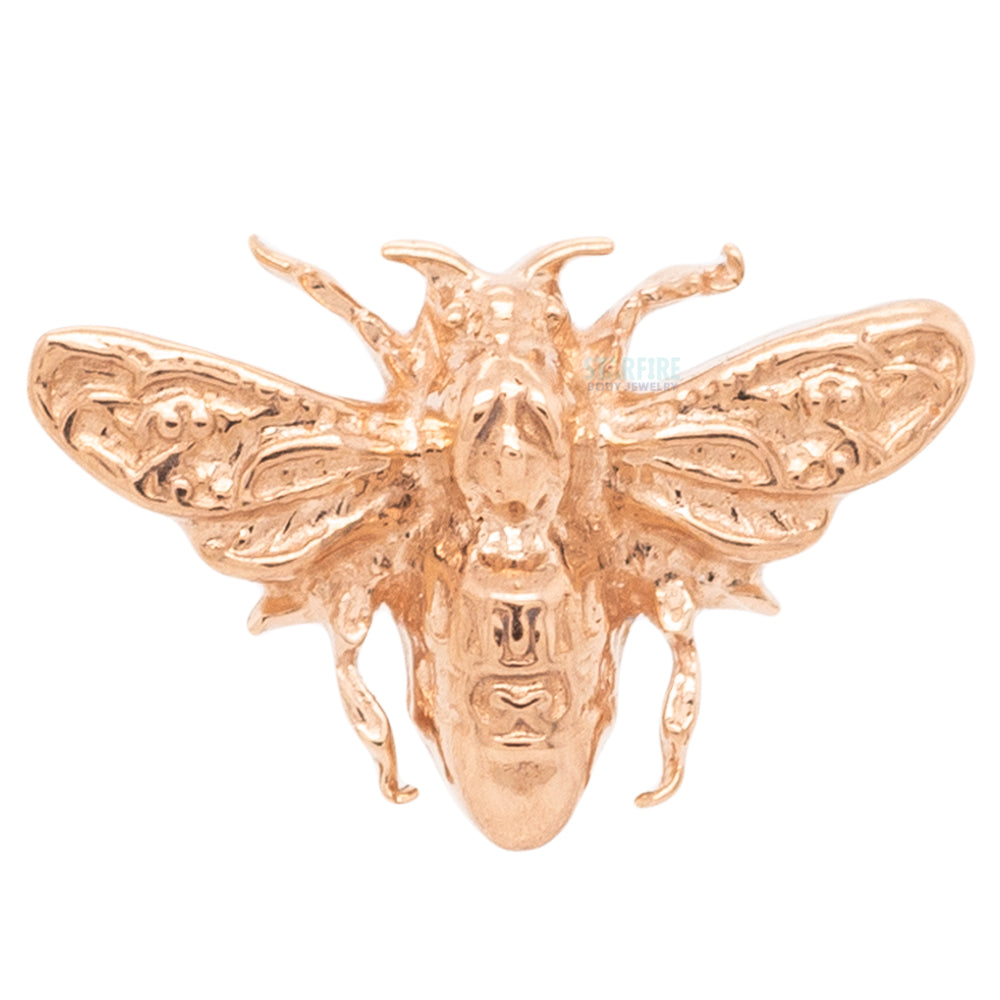 Anatometal Bee Threaded End in Gold – Starfire Body Jewelry