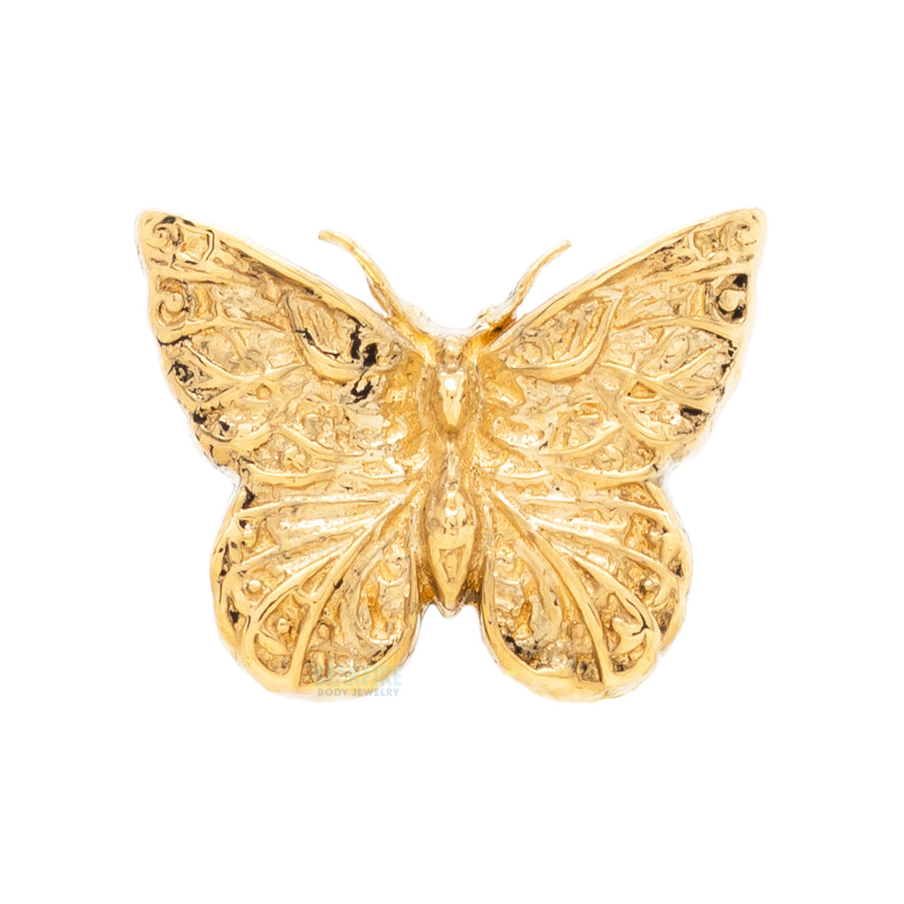 Butterfly in Gold - on flatback