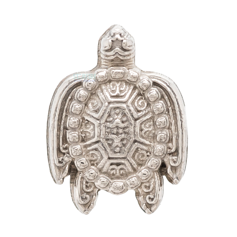 Turtle Threaded End in Gold