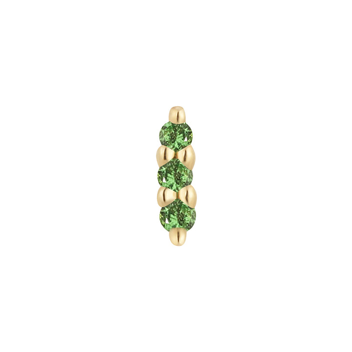 threadless: "Mishka" End in Gold with Tsavorite