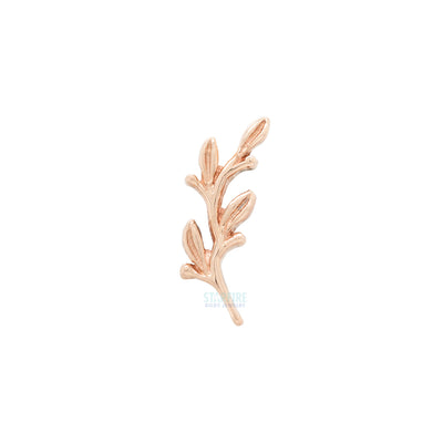 "Amity" Tiny Threaded End in Gold