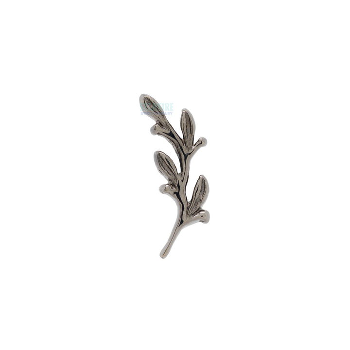"Amity" Threaded End in Black Rhodium - Gold