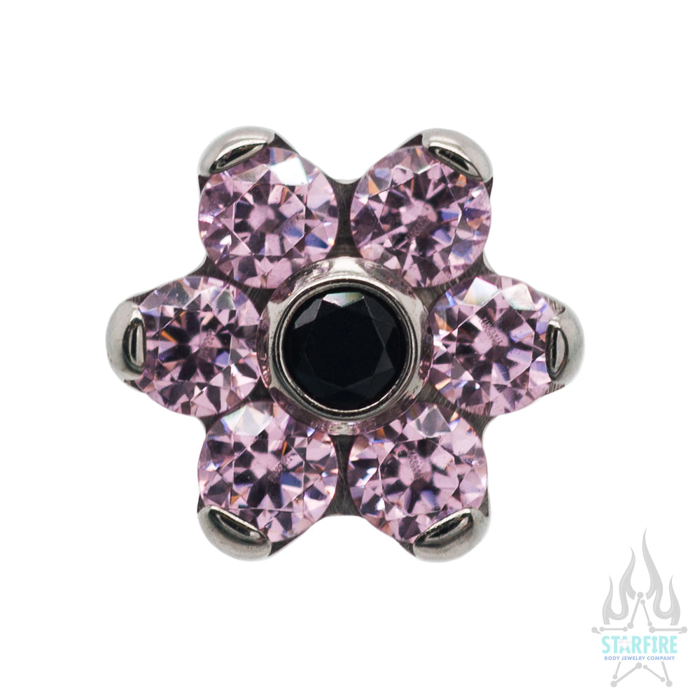 threadless: Flower with Faceted Gems End - custom color combos