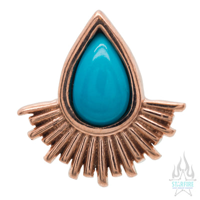 threadless: Nightfall Pin in Gold with Gemstone