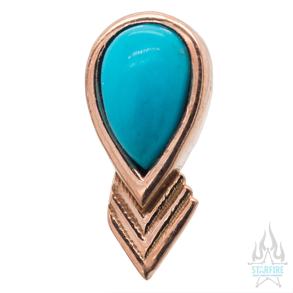 threadless: Fable Pin in Gold with Gemstone
