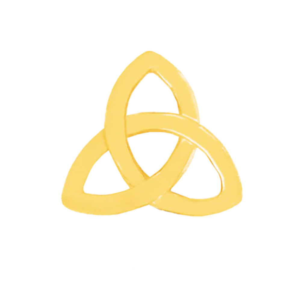 threadless: Celtic Knot End in Gold