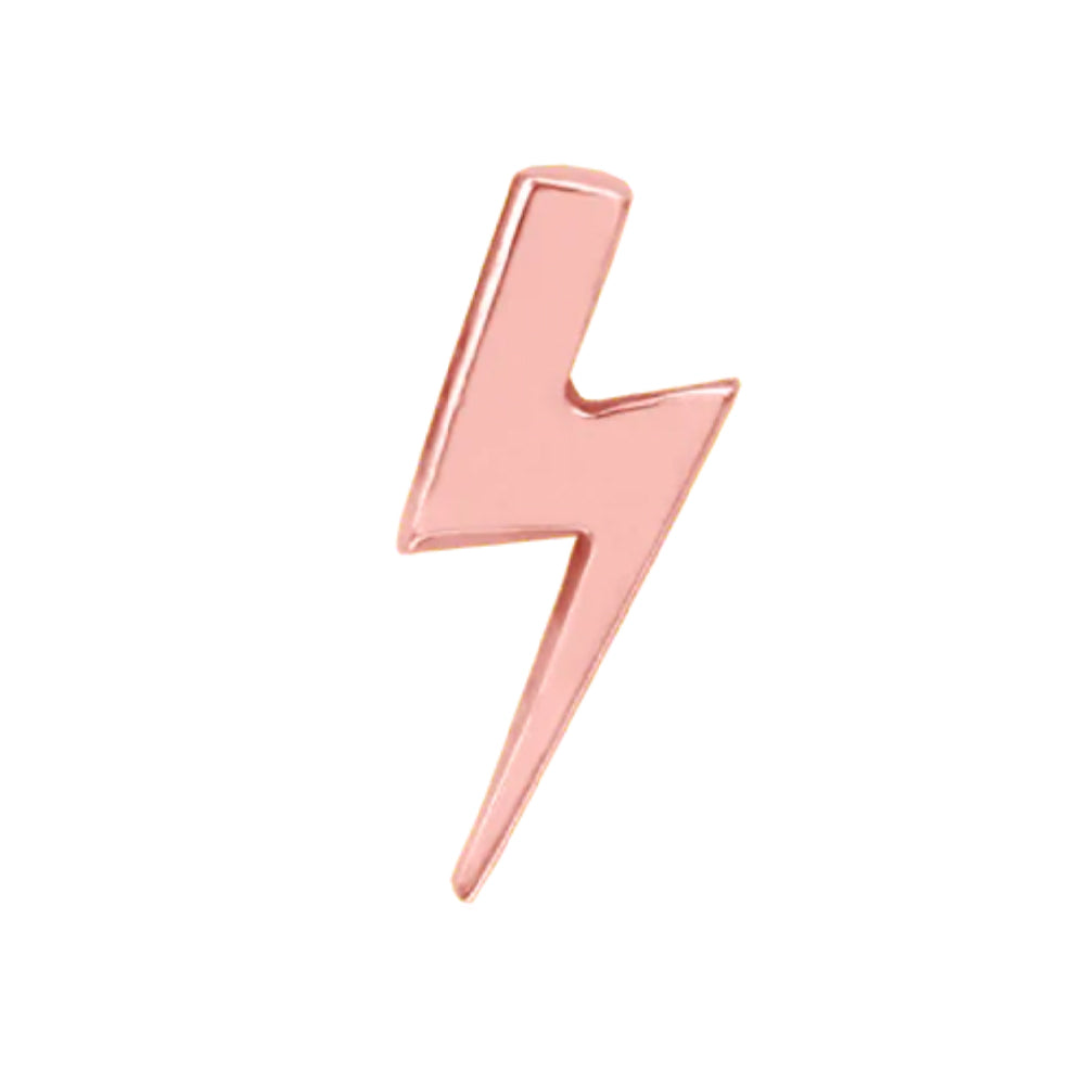 threadless: Lightning Bolt End in Gold