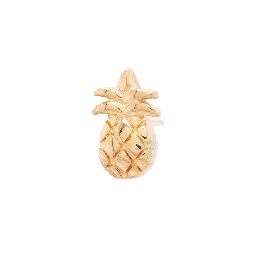 threadless: Mini Pineapple End in Gold