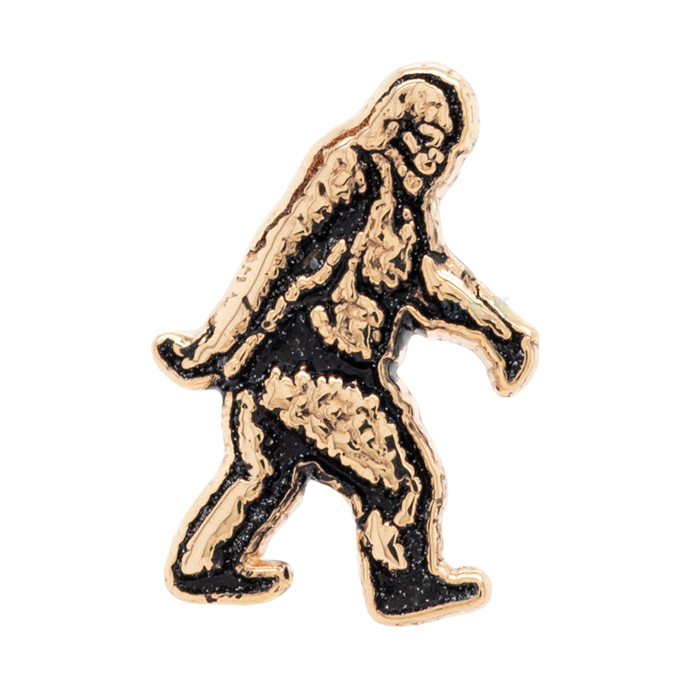 Bigfoot ( aka Sasquatch ) Threaded End in Gold