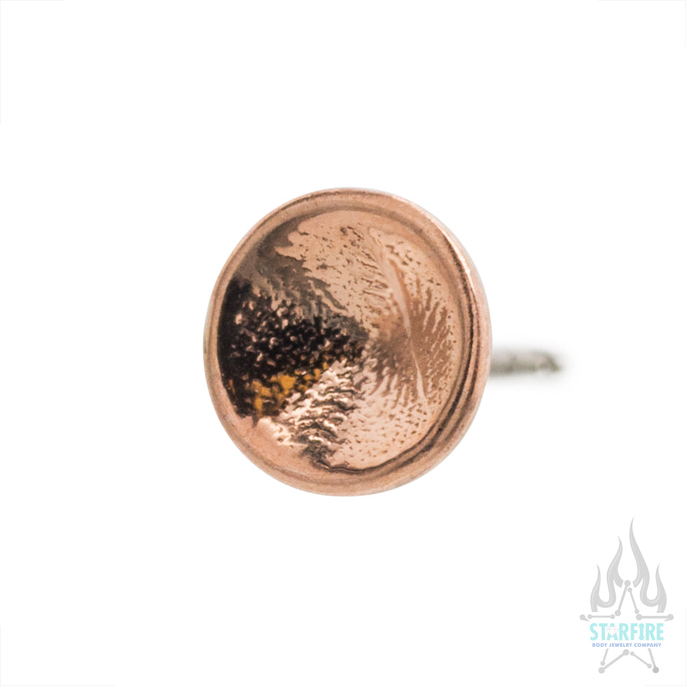 threadless: "Singing Bowl" Pin in Gold