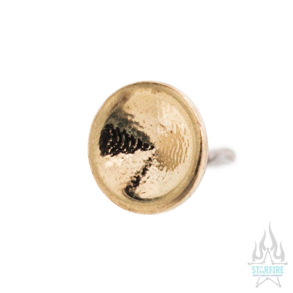 threadless: "Singing Bowl" Pin in Gold