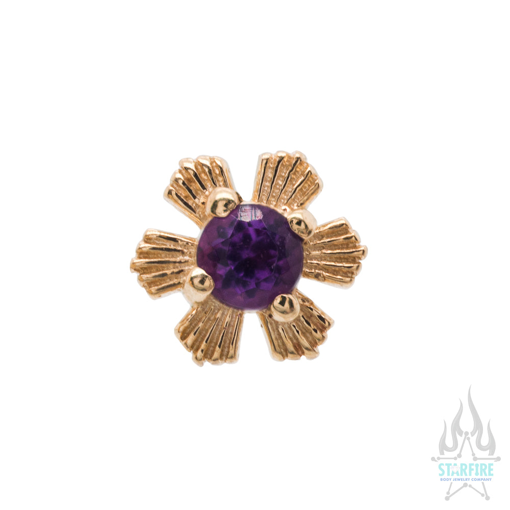 threadless: "Season" Pin in Gold with Gemstone