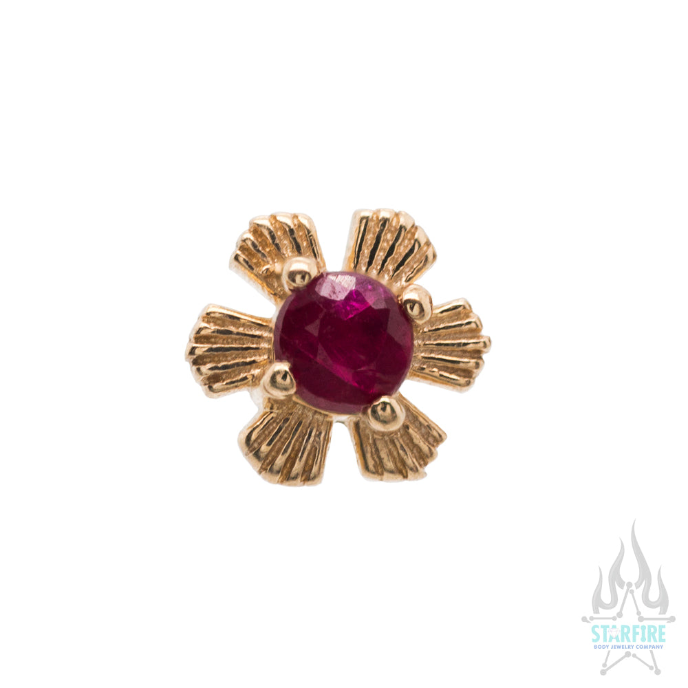 threadless: "Season" Pin in Gold with Gemstone
