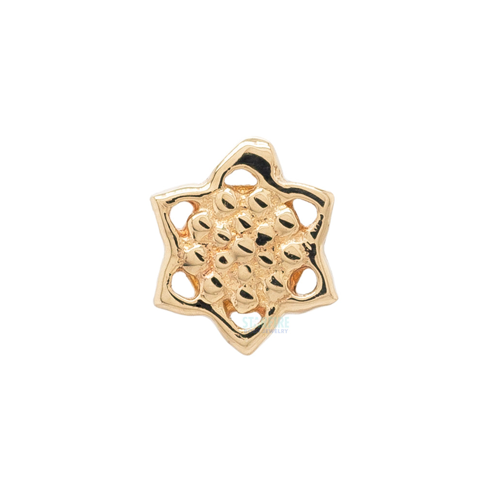 threadless: Micro Lotus Pin in Gold