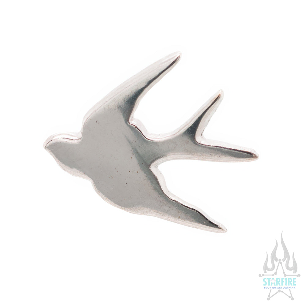 threadless: Swallow Pin in Gold