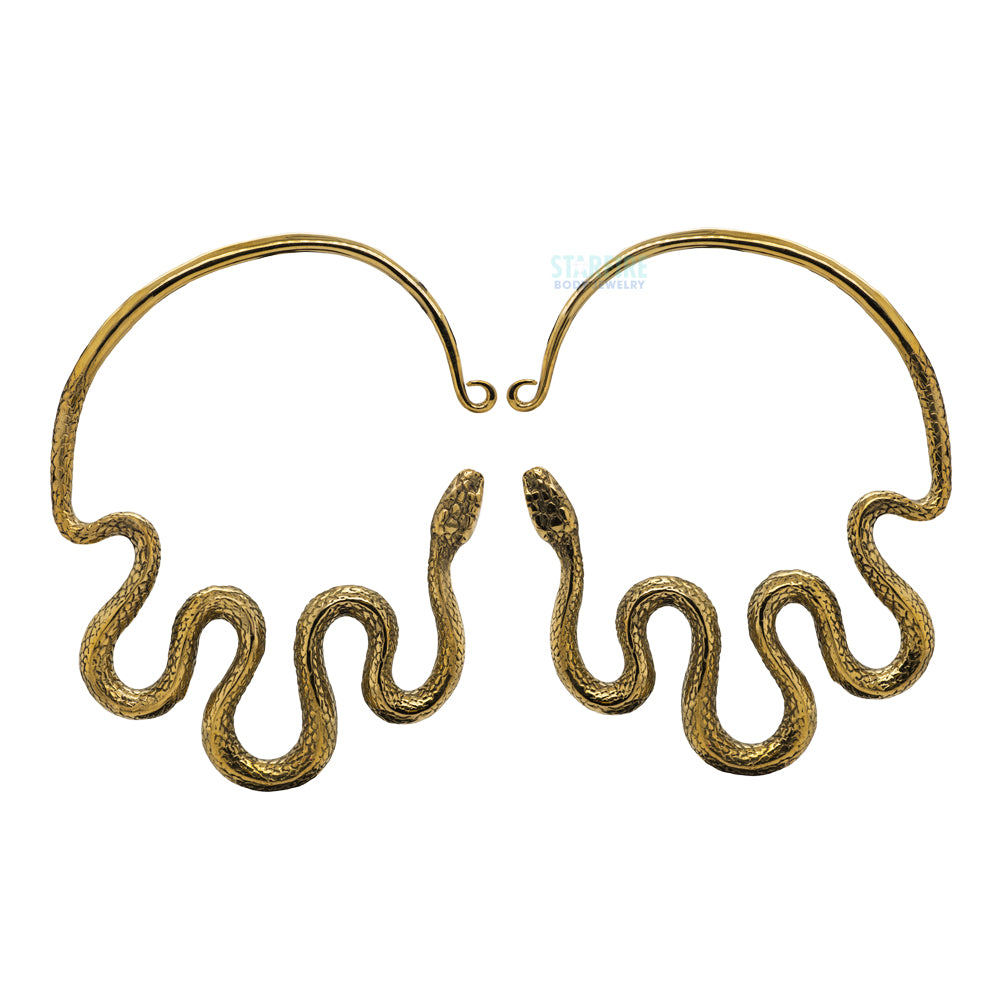 Ouroboros (Snake) Hoops