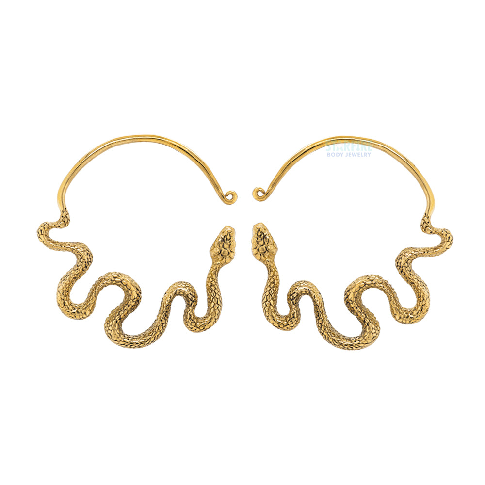 Ouroboros (Snake) Hoops