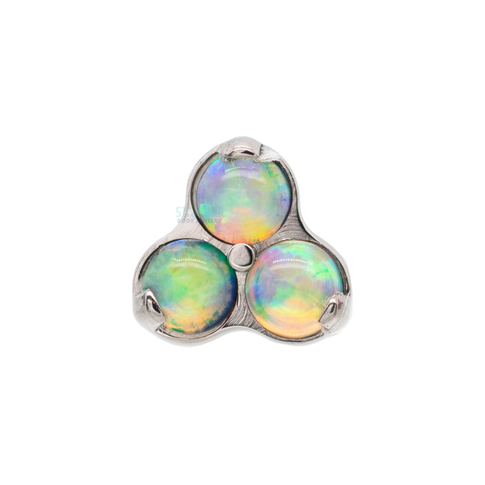 Opals in Trinity (Menage a Trois) Threaded End