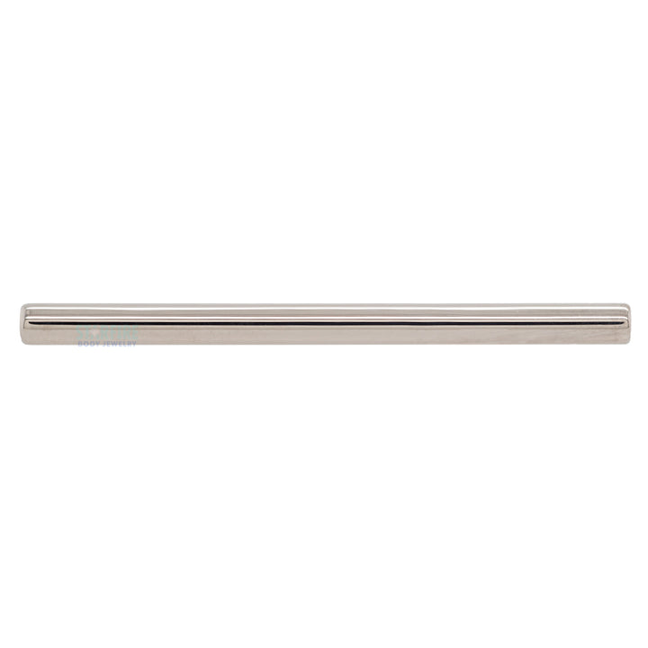 Titanium Threaded Straight Barbell Shaft - 00 ga.