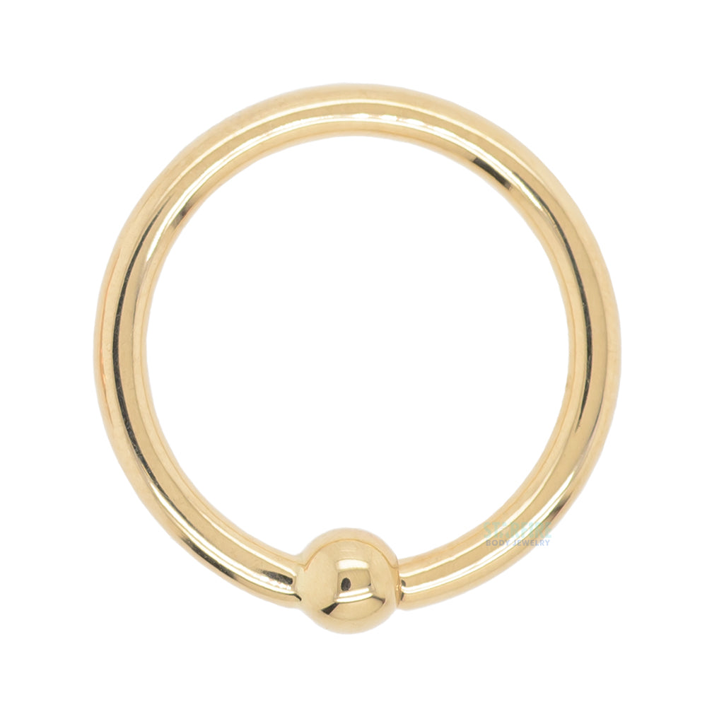 Gold Fixed Bead Ring (FBR)