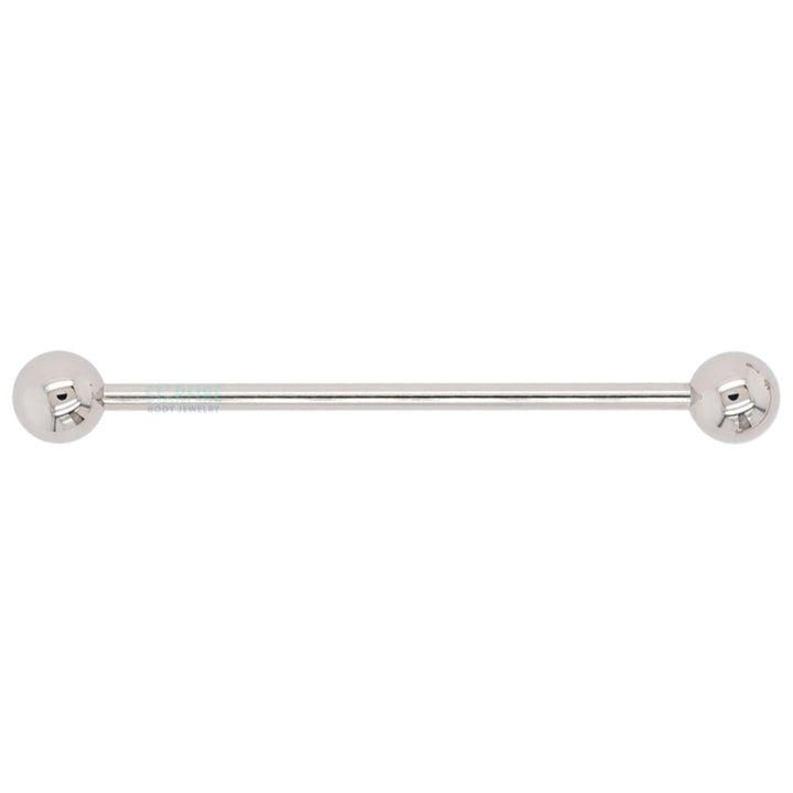 Stainless Steel Straight Barbell - 6 ga.