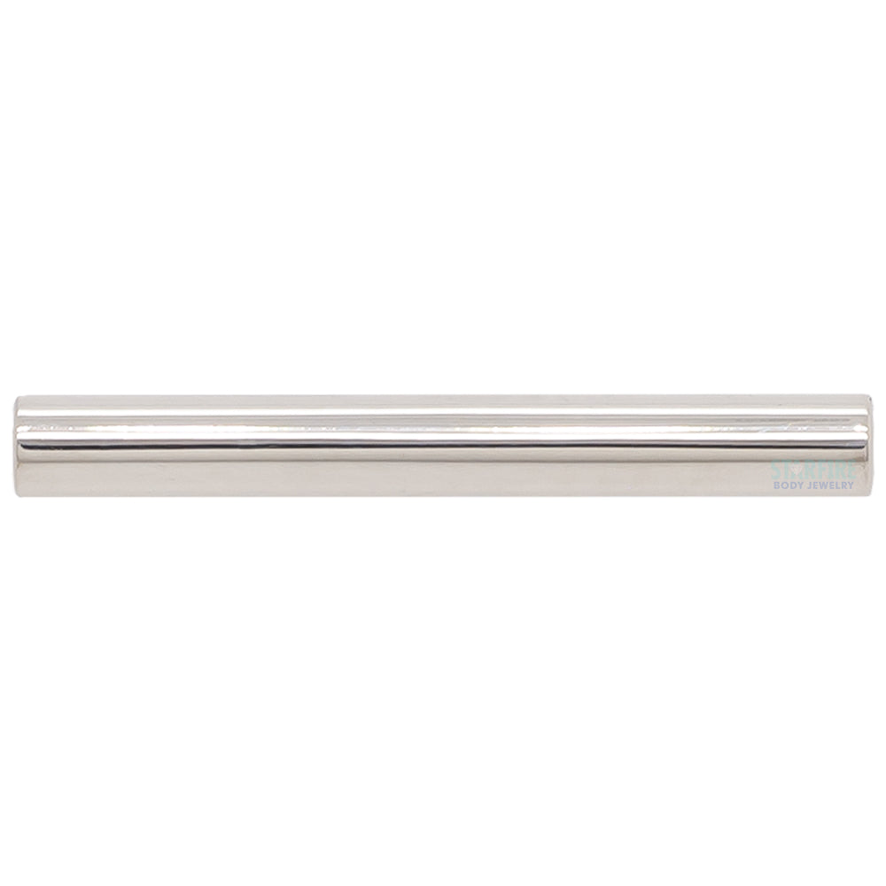 Gold & Platinum Threaded Straight Barbell Shaft