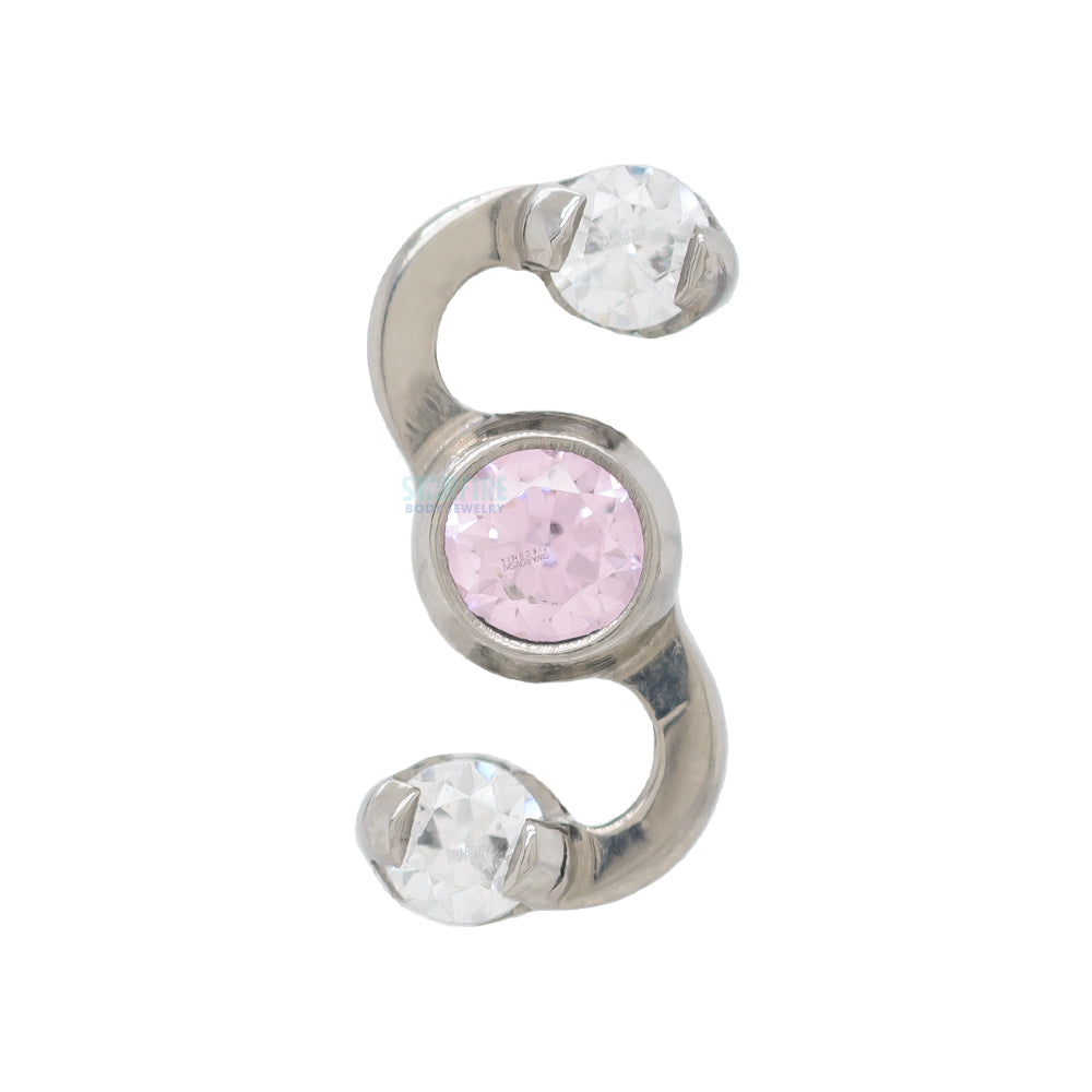 threadless: "Duality" with Faceted Gems End - custom color combos
