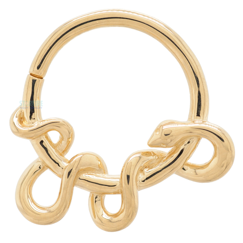 Kaa Seam Ring in Gold