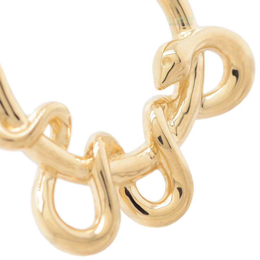 Kaa Seam Ring in Gold