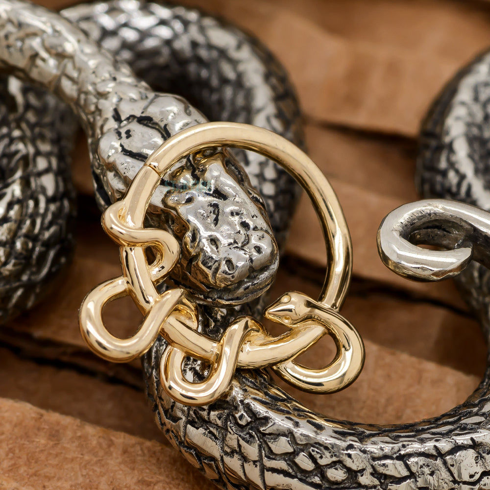 Kaa Seam Ring in Gold