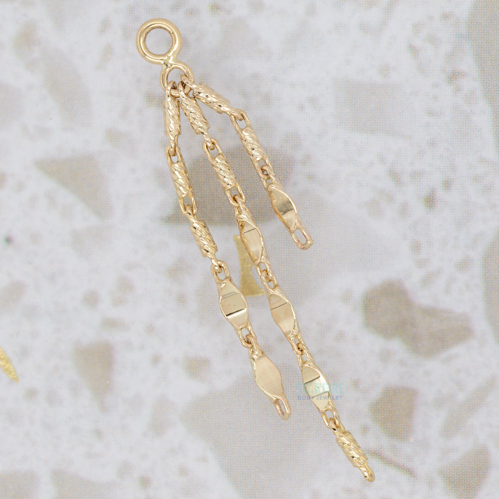 "Portia" Charm in Gold