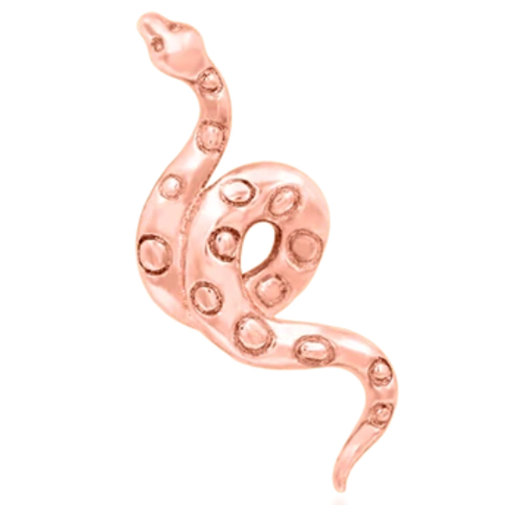 threadless: Textured Snake End in Gold
