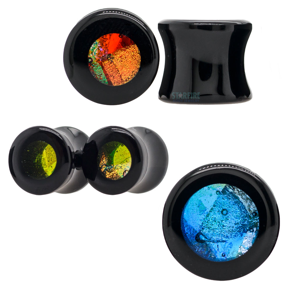 Gorilla Glass 'Hagakure' Shogun Glass Plugs Starfire Body Jewelry Company