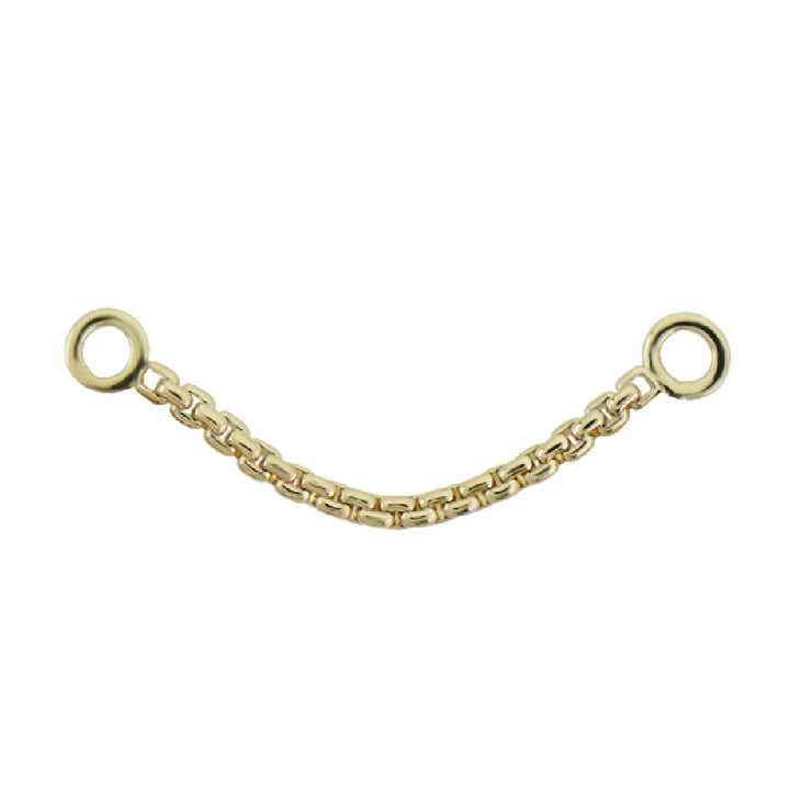 "Meander VII" Chain Attachment in Gold