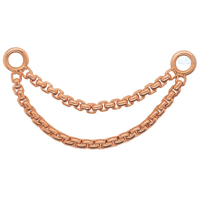 "Meander VIII" Chain Attachment in Gold