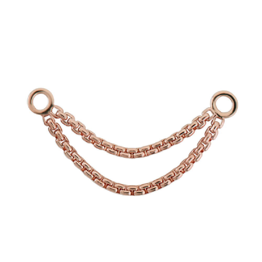 "Meander VIII" Chain Attachment in Gold