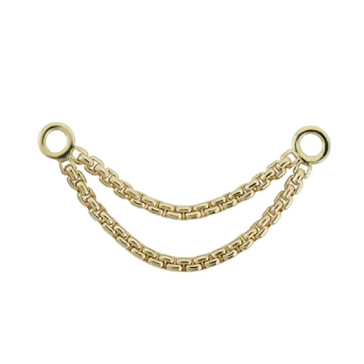 "Meander VIII" Chain Attachment in Gold
